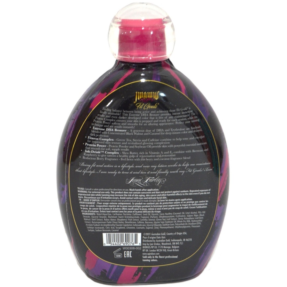 JWOWW Fit Goals Extreme DHA Bronzer Tanning Lotion 13.5 oz Jenni Farley Berry - Picture 2 of 4